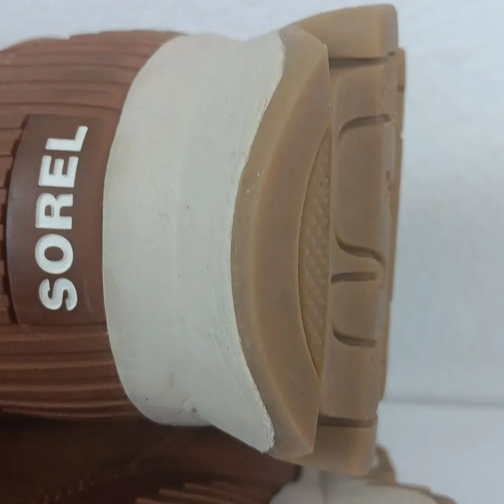 Sorel Velvet Tan Women's Kinetic Conquest Winter Waterproof Boots Size 10 - Picture 10 of 14